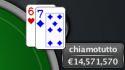 PokerStars ICOOP: "chiamotutto" padrone dell'evento 1