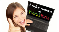 Il rakeback più alto su People's solo con Assopoker