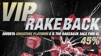PokerClub: diventa Platinum e a maggio il tuo Rakeback sale fino al 45%!