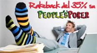 Rakeback 35% subito su People's!