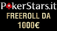 Freeroll da 1000€ con in palio 100 tickets per le MicroSeries di Pokerstars