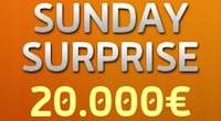 Torna il Sunday Surprise da 20.000€ su GDpoker