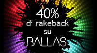 Ballas.it: rakeback al 40% e il People's Poker Tour in regalo!