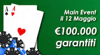 Freeroll con 30 posti per il Main Event IPSS su Sisal Poker