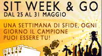 1.000€ al giorno su Sisal Poker per la 'Sit Week & Go'