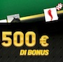 BIGpoker.it: bonus di benvenuto sino a 500€