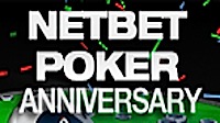 NetBet Poker Anniversary: 5 tornei per 235.000€ garantiti!