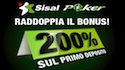 Sisal Poker: fino a 620€ per il bonus più ricco d’Italia