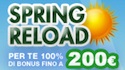 Sisal Poker Spring Reload: ricarica e ricevi un bonus fino a 200€