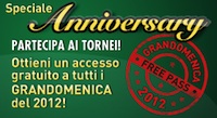 Con Sisal Poker gratis tutti i Gran Domenica del 2012!