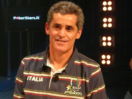 Giannino 'kart' Salvatore raggiante prima della premiazione