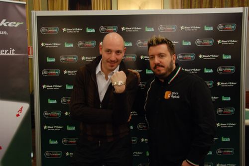 Renato Paolini e Max Pescatori alla premiazione del 550€