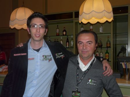 Gabriele Lepore con il Manager di Sisal Gabriele Ferrari
