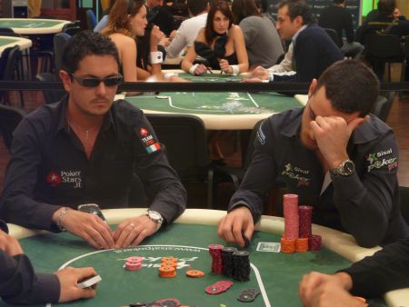 Luca Pagano e Dario Alioto. I due si sono scontrati in diverse mani