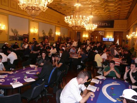 La sala del Casino' Sanremo dedicata ai grandi tornei come l'EPT