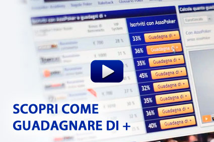 Come guadagni di + con AssoPoker