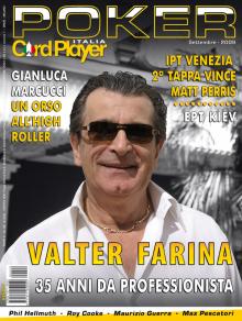 La copertina di Card Player di settembre