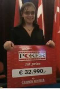 Irene Baroni alla premiazione
