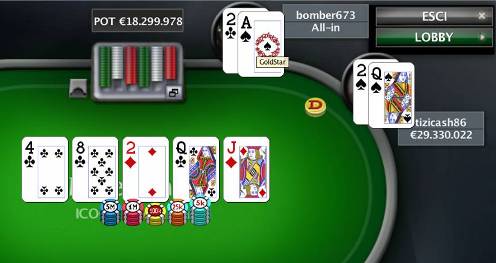 La mano decisiva del torneo