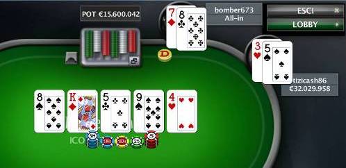 Un buon call al river da parte di bomber673
