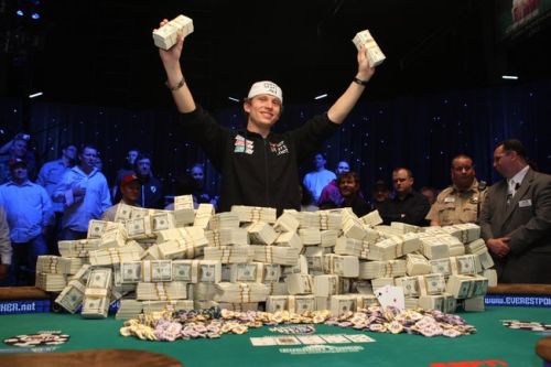 Peter Eastgate il giorno del suo trionfo al Main Event WSOP 2008