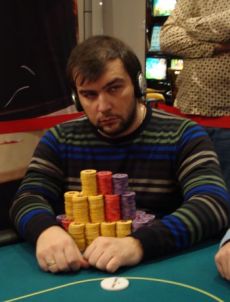 Oleksandr Vaserfirer, chipleader del tavolo finale