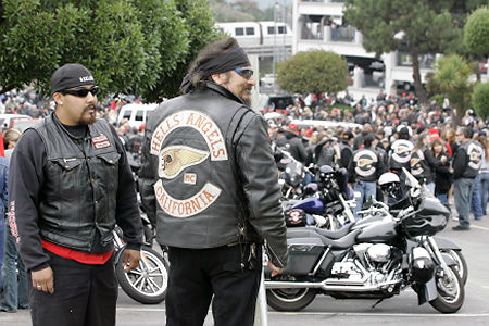 Un raduno di Hell's Angels