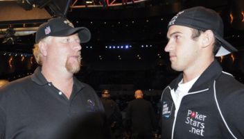 Darvin Moon e Joseph Cada sfiniti dopo la prima giornata di final table