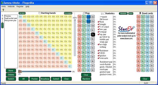 25% range, with Stox Ranking on the left and Pokerstove default on the