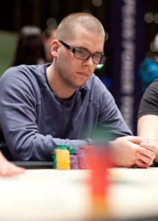 Ilkka Koskinen, chipleader del day 1b