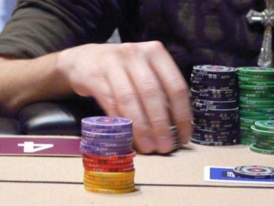 Uno squeeze di Dario Minieri ad un EPT