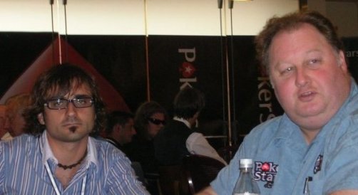 Fabio all'EPT Barcellona al tavolo con Greg Raymer