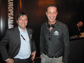 Francesco a Berlino in compagnia di Marco Trucco, manager di Everest Poker