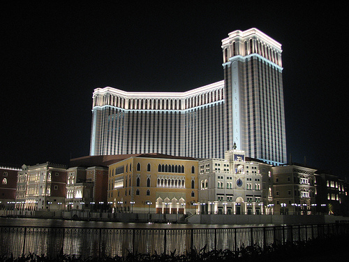 Una veduta del Venetian di Macao