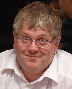 Keith 'The Camel' Hawkins, chipleader del day 1