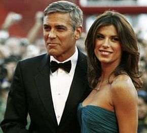 George Clooney con Elisabetta Canalis