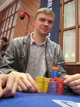 Dmitry Stelmak, chipleader assoluto del day 2