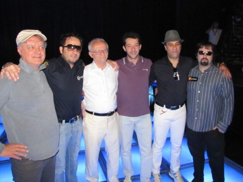 Foto di gruppo per i sei azzurri presenti al day 3: da sinistra Marzocchi, Rugini, Giaroni, Iannone, Bonavena e Guerra
