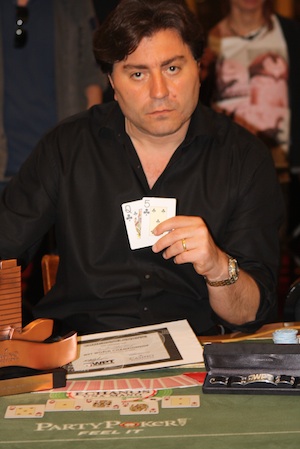 La gioia 'incontenibile' di Ali Tekintamgac (foto partypokerblog)