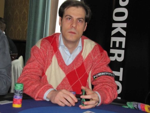 Flavio  in veste di player, all'ultimo EPT Sanremo