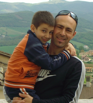 Pierpaolo  'Pier73' Rosa, qui con il figlio Andrea