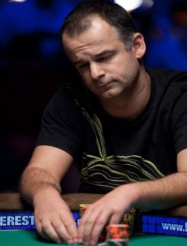 Steve Jelinek in azione al tavolo finale