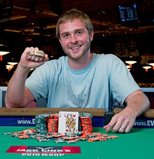 Dean Hamrick al suo primo braccialetto WSOP
