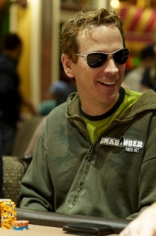 Phil Laak durante la sfida