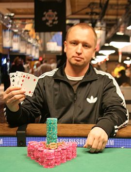 Alex Kravchenko, braccialettato nel 2007