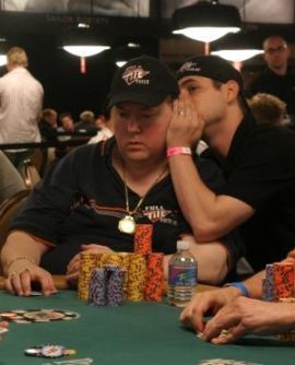 Hal Lubarsky durante il Main Event WSOP 2007