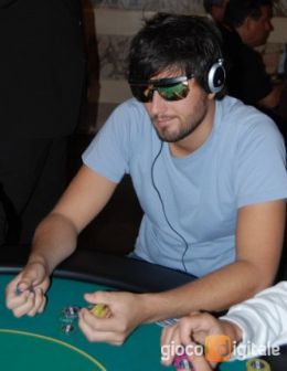 Alessandro durante un PokerGrandPrix a Venezia