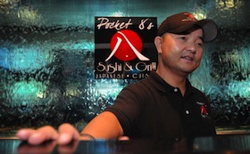 Jerry Yang e il suo Pocket 8’s Sushi and Grill