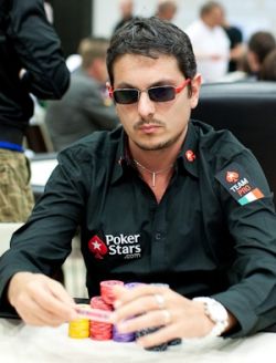 Luca Pagano, solido e quinto nel chipcount
