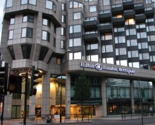 L'Hilton Metropole, location che ospita l'EPT Londra